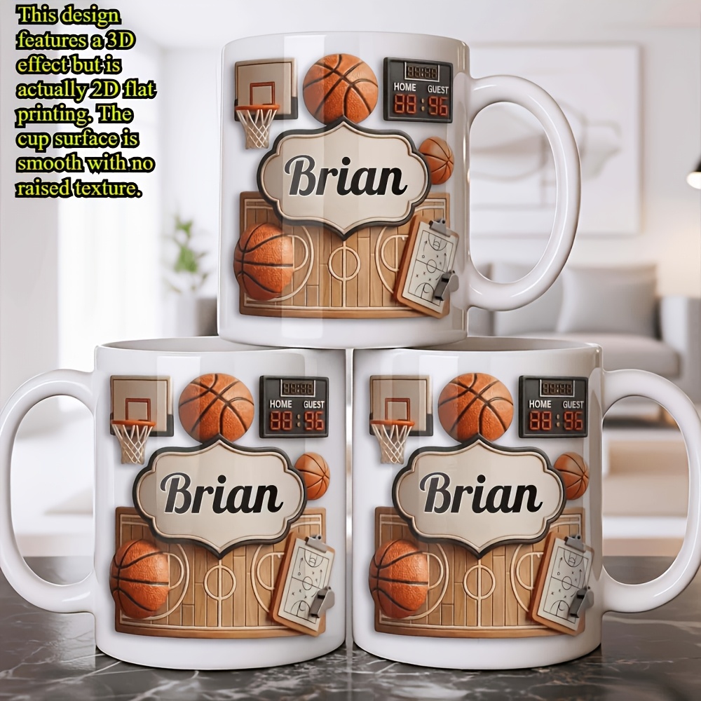 Mug de basket-ball personnalis - Coffee Tea Name avis et prix